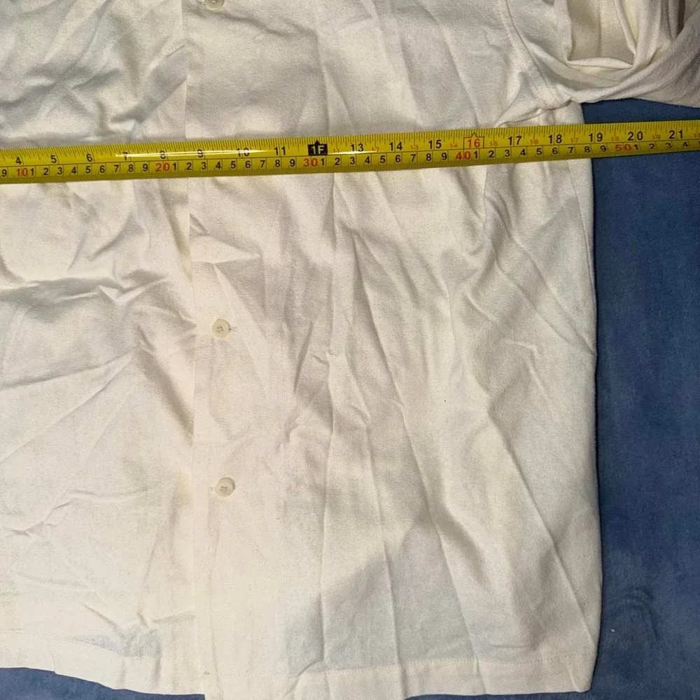 Zara Nanushka cream linen shirt
